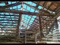 Restoring the rustic barn roof and haystore