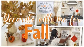 🍂DECORATE WITH ME FOR FALL | Cozy Fall Decor Ideas