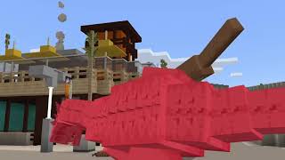 The Ultimate Battle: Indoraptor vs Indominus Rex in Jurassic World Minecraft DLC screenshot 2