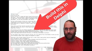 Build Notepad.exe in Delphi - Delphi 231