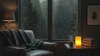 No Ads - The Ultimate Study Background: Stormy Rain, Crackling Fire, and Calming Piano