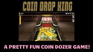 Coin Drop King is a fun little coin dozer game! (mobile game by mobirix) screenshot 1