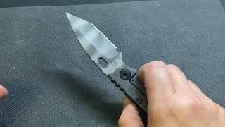 Celebrity Strider SnG Tiger Stripe Tanto Blade One Month EDC Update Profile