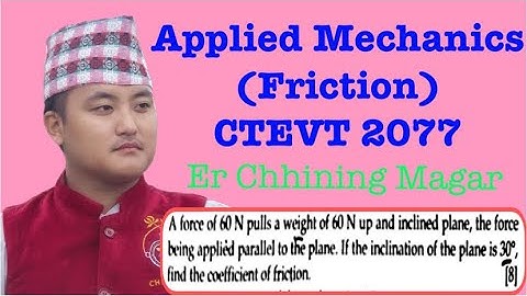 #Friction #Numerical #Type_1 #CTEVT 2077 #Cofficient of Friction .