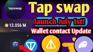 Tap swap Wallet Contact Update || tap swap new update || tap swap new update today