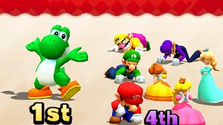 Mario Party The Top 100 Minigames - Yoshi vs All Characters (Master COM)