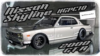 Nissan Skyline 2000 GTR (KPGC10) Silver IG0040 •ignition model• 1/18