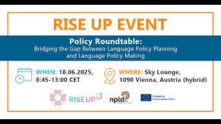 Policy Roundtable (RISE UP & NPLD)