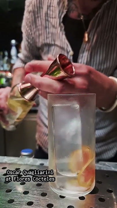 Oscar Quagliarini al Flores Cócteles di Milano