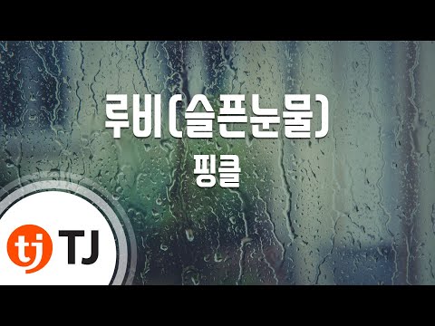 [TJ노래방] 루비(슬픈눈물) - 핑클 / TJ Karaoke