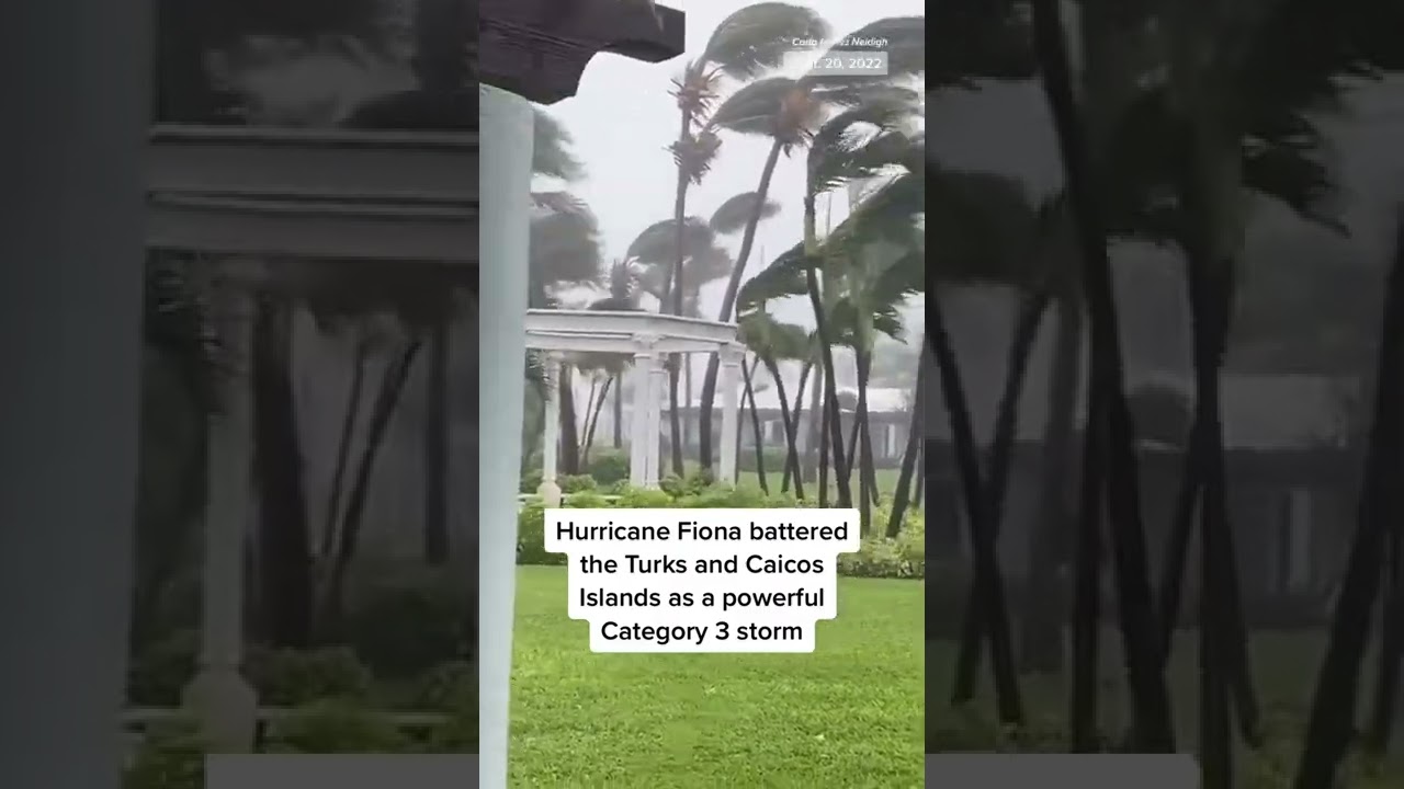 #HurricaneFiona Batters The #TurksAndCaicos Islands #HurricaneFiona Batters The #TurksAndCaicos Islands
