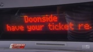 Famous Sydney Trains Fare Evaders in Disguise- A Current Affair Report 27/2/2014 Profile