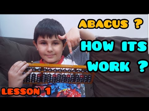 What is an abacus? How its work? Counting on the abacus?lesson 1