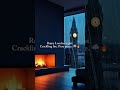 London Penthouse Fireplace & Rain Relaxing White Noise 🔥🌧️ | Deep Sleep No Ads #shorts #deepsleep