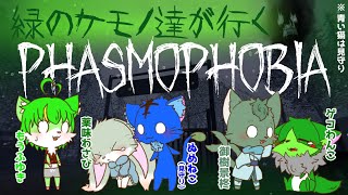 【Vtuber】ぬめゲコらいふ 緑のケモノ達の幽霊調査〔Phasmophobia〕