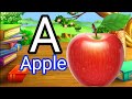 A for apple, B for ball, C for cat, English alphabets For Toddlers, A to Z Alphabets,ep444