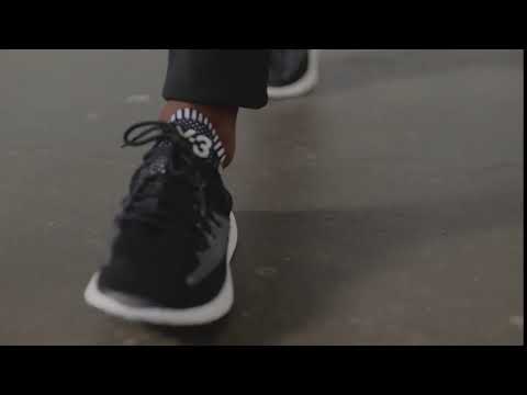 y3 raito racer trainers black