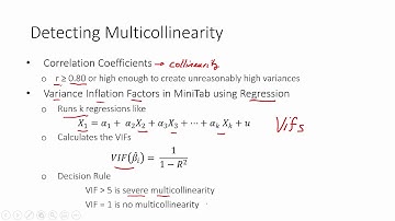 Multicollinearity in Multivariate Regression