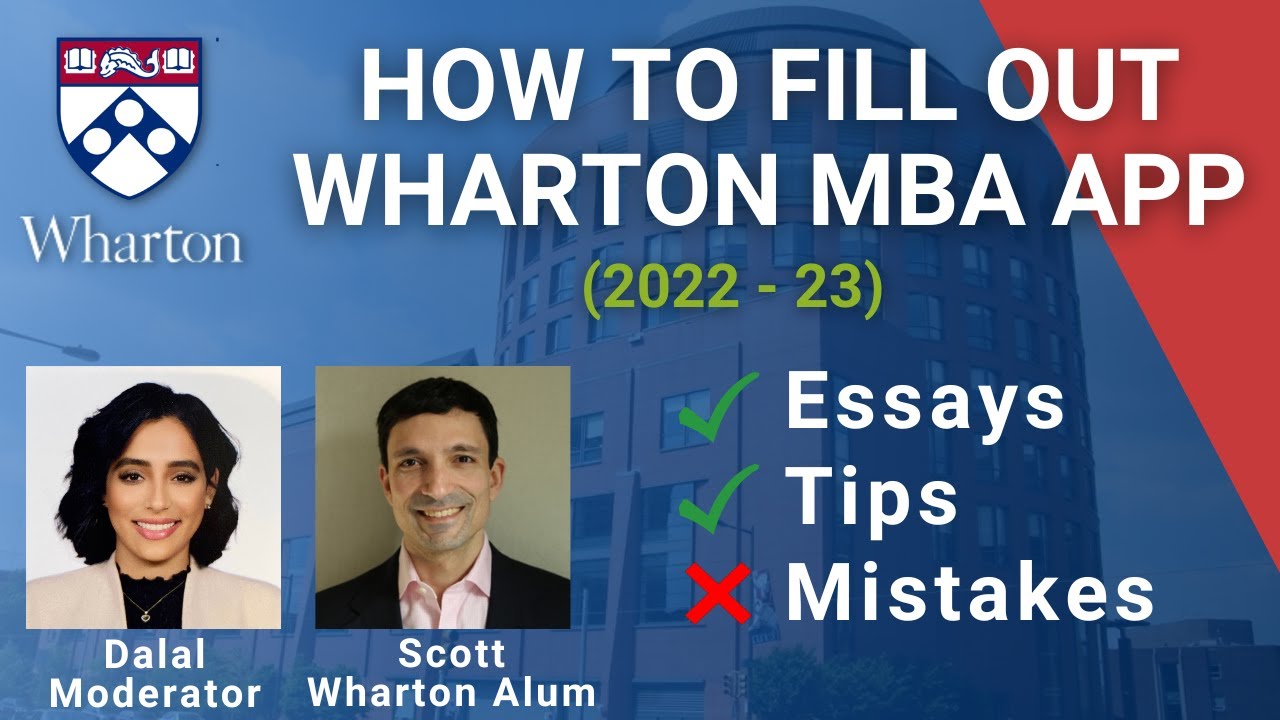 wharton mba application essays