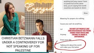 Christian Betzmann exposed on Palestine | I don't support it | CHRISTIAN Demotivate Pakistanis