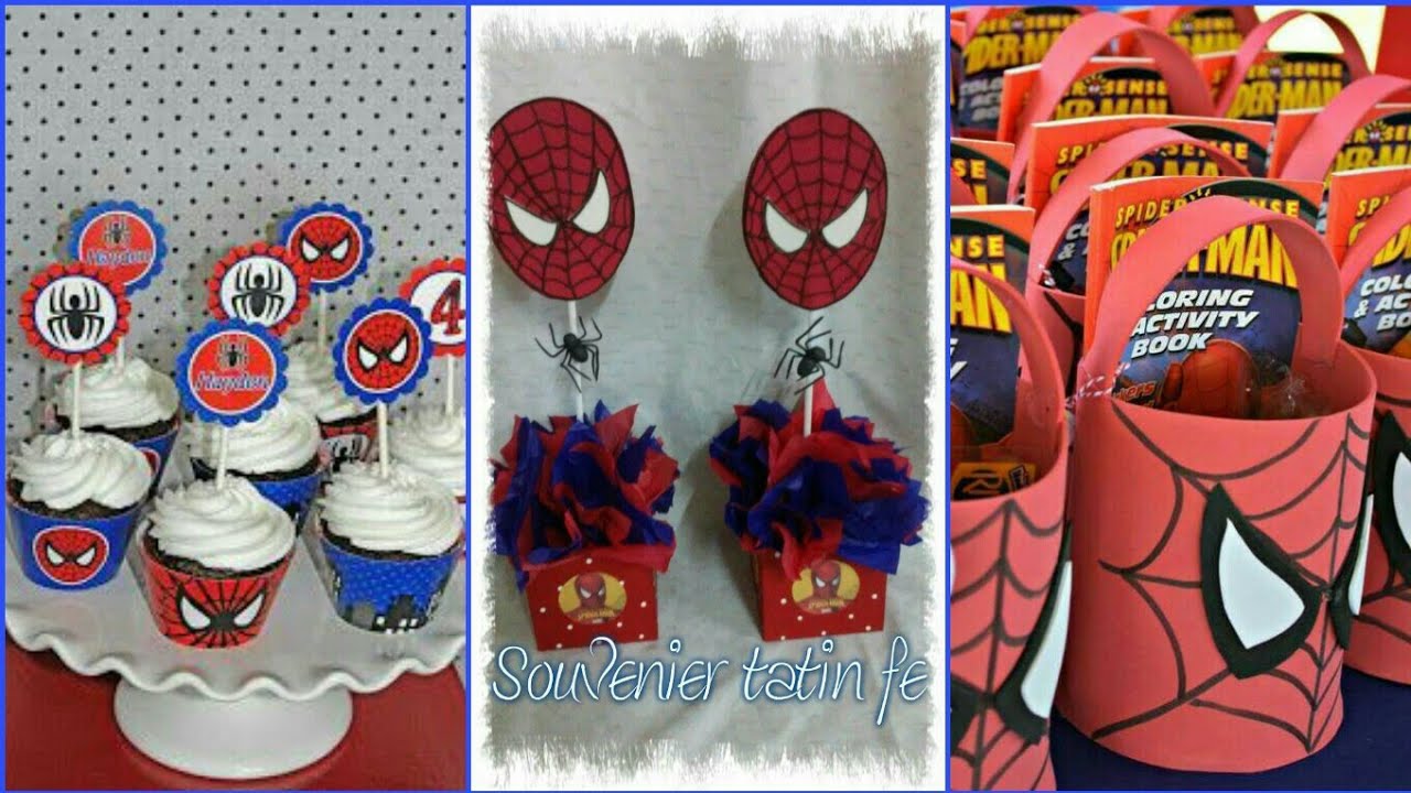 IDEAS Y DECORACIONES FIESTA HOMBRE ARAÑA