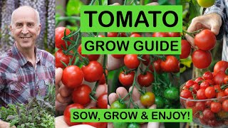 TOMATO GROW GUIDE – Variety Guide, Seed Sowing Tips, Growing Advice and much more