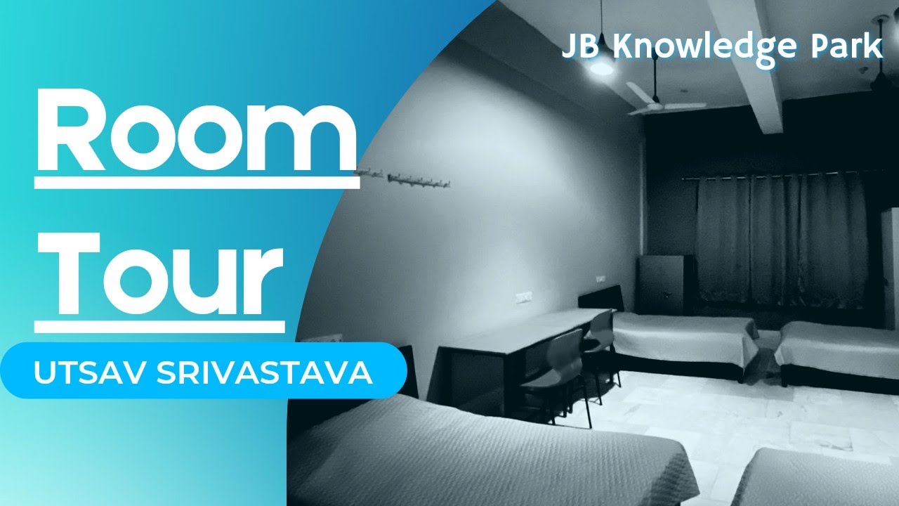 My Hostel Room Tour || College series -2|| Jb Knowledge Park || Utsav Srivastava