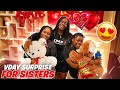 SURPRISING MY SISTERS FOR VALENTINES DAY (EMOTIONAL)