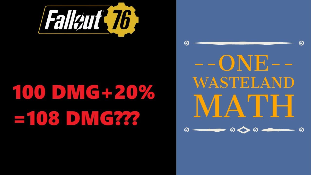 Fallout 76 OneWasteland Damage Changes Explained