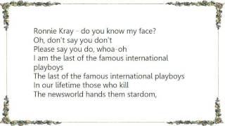 J Church - Last of the Famous International Playboys Lyrics