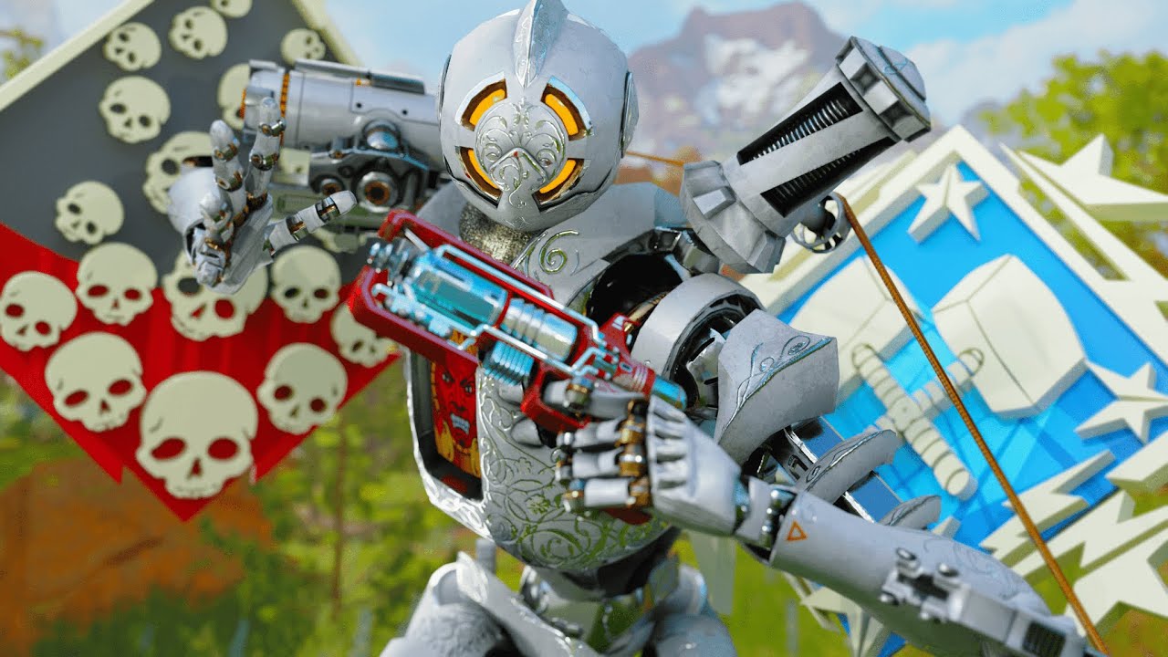 パスファインダーグラップルを上手く使いながら20Kills4600dmg【APEX