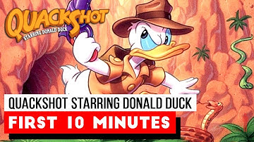 The First 10 Minutes of QuackShot Starring Donald Duck - Mega Drive/Genesis - Intro - Gameplay
