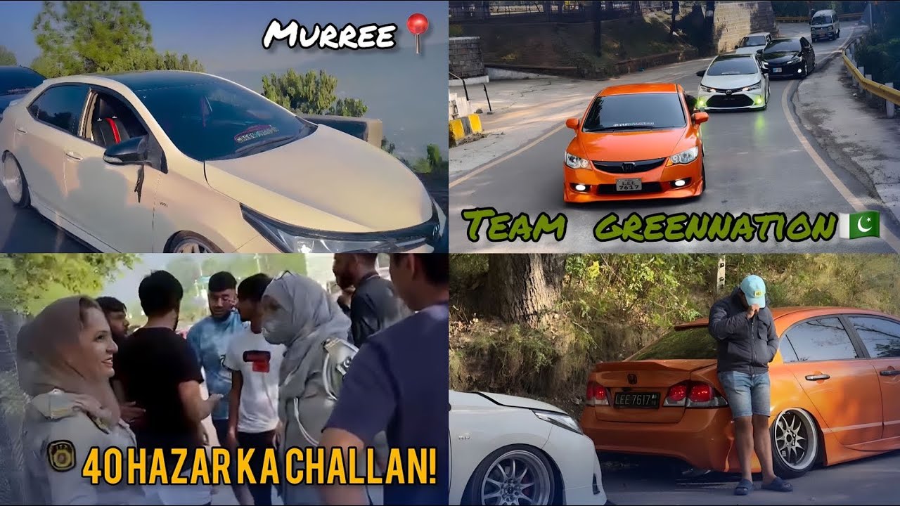 40-hazar-ka-challan-ho-gaya-rolling-in-murree-youtube