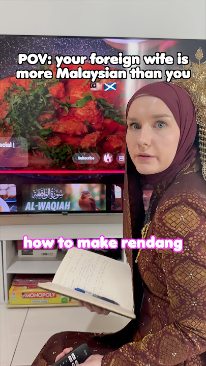 When your FOREIGN WIFE is MORE MALAYSIAN than you 😳🇲🇾🏴󠁧󠁢󠁳󠁣󠁴󠁿
