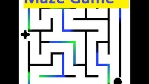 "Maze game" using scratch language in mBlock app