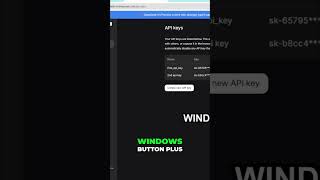 Create Your DeepSeek API Key NOW! 🔑 #shorts