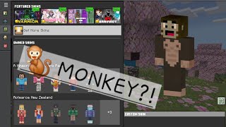 MONKEY skin in minecraft for free screenshot 1