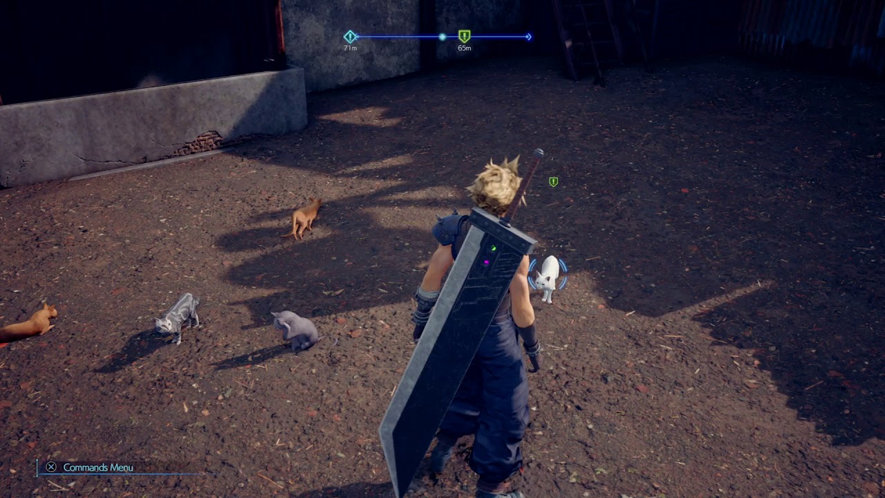 FINAL FANTASY VII REMAKE - Cloud Try's Patting a Cat - YouTube Final Fantasy Cloud And Tifa Fanfiction