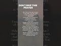 Don’t Skip This Prayer 🙏 | Peace for Overthinking Mind#Shorts #Prayer #DontSkip #Overthinking #Peace