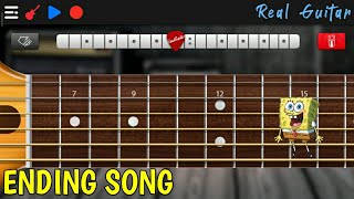 SPONGEBOB - ENDING SONG || REAL GUITAR COVER screenshot 4