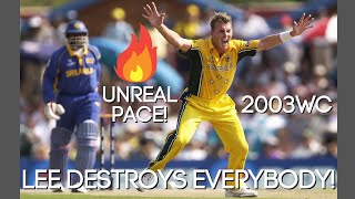 Full When Brett Lee Destroyed Everybody in the 2003 Cricket World Cup News