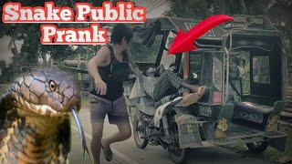 Fake Snake Public Prank | Pinoy Funny Prank Video | Boy Maas Trending Prank. @boymaasofficial2661
