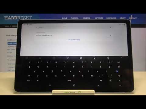सैमसंग गैलेक्सी टैब S6 लाइट पर कीबोर्ड भाषा कैसे बदलें - कीबोर्ड सेटिंग्स खोलें