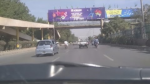 Baloch colony to civic centre | Karachi street view