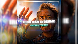 IRON MAN | ENDGAME | 4K60FPS TWIXTOR | FREE CLIPS