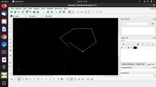 LibreCAD Delete a Polyline Node Promptly Tool