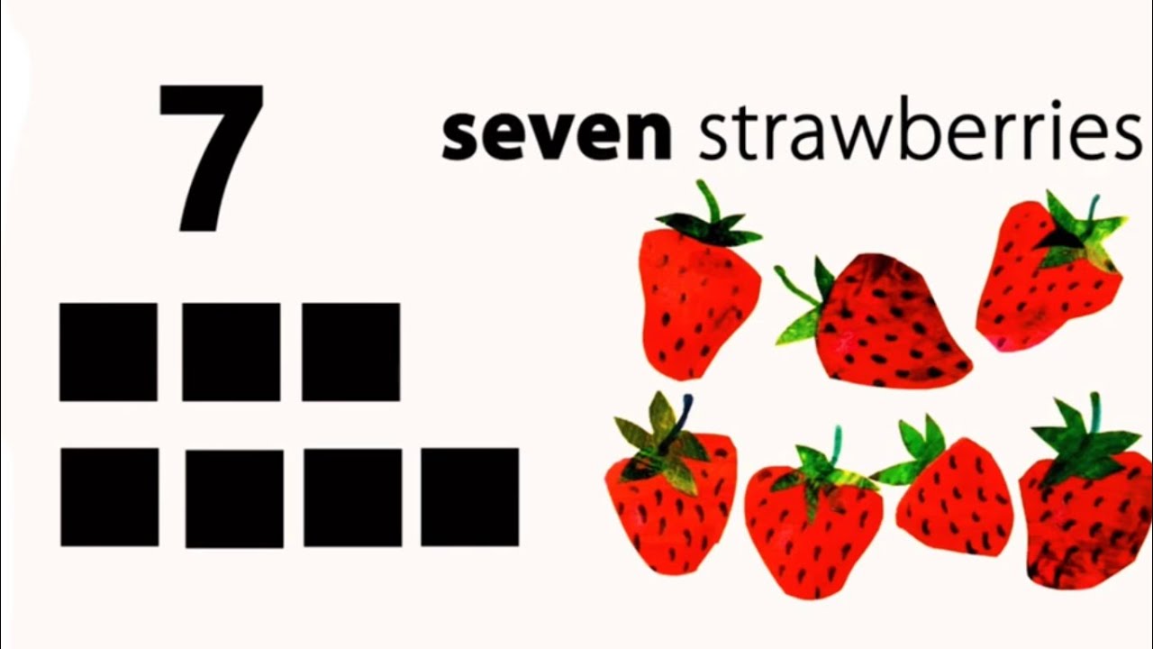 My very first book of numbers by Eric carle preschool stories