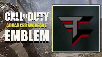 COD AW / Call of Duty Advanced Warfare : Faze Clan Emblem Tutorial