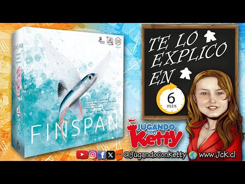 Cómo jugar Finspan en 6 minutos with ENGLISH dubbing [Juego de Mesa / JcK / Maldito Games]