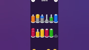 colour Boult sorting puzzle #games #colour #sorting #coloursorting #puzzle